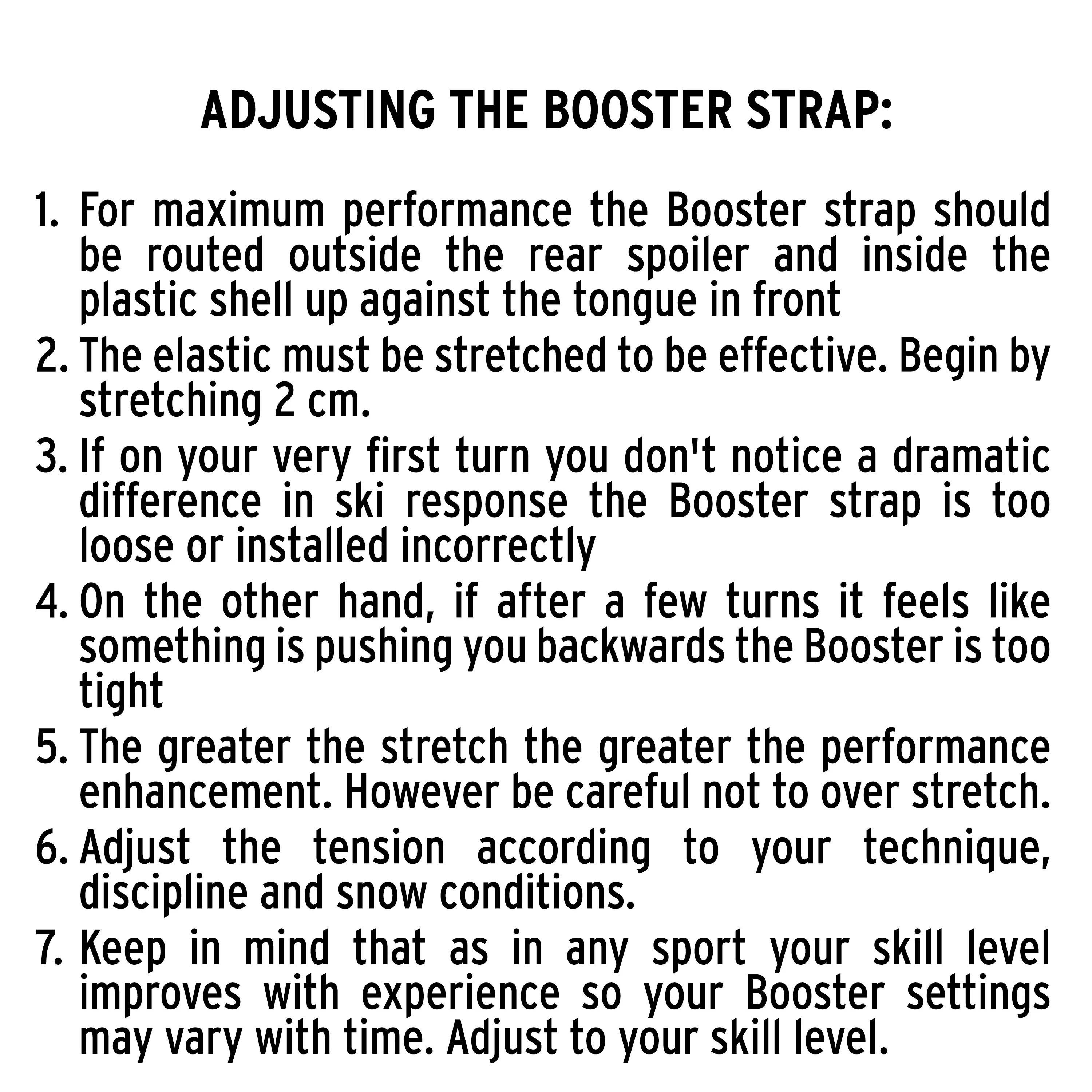 BOOSTER SKI STRAP HARD (WORLD CUP) - Image 4